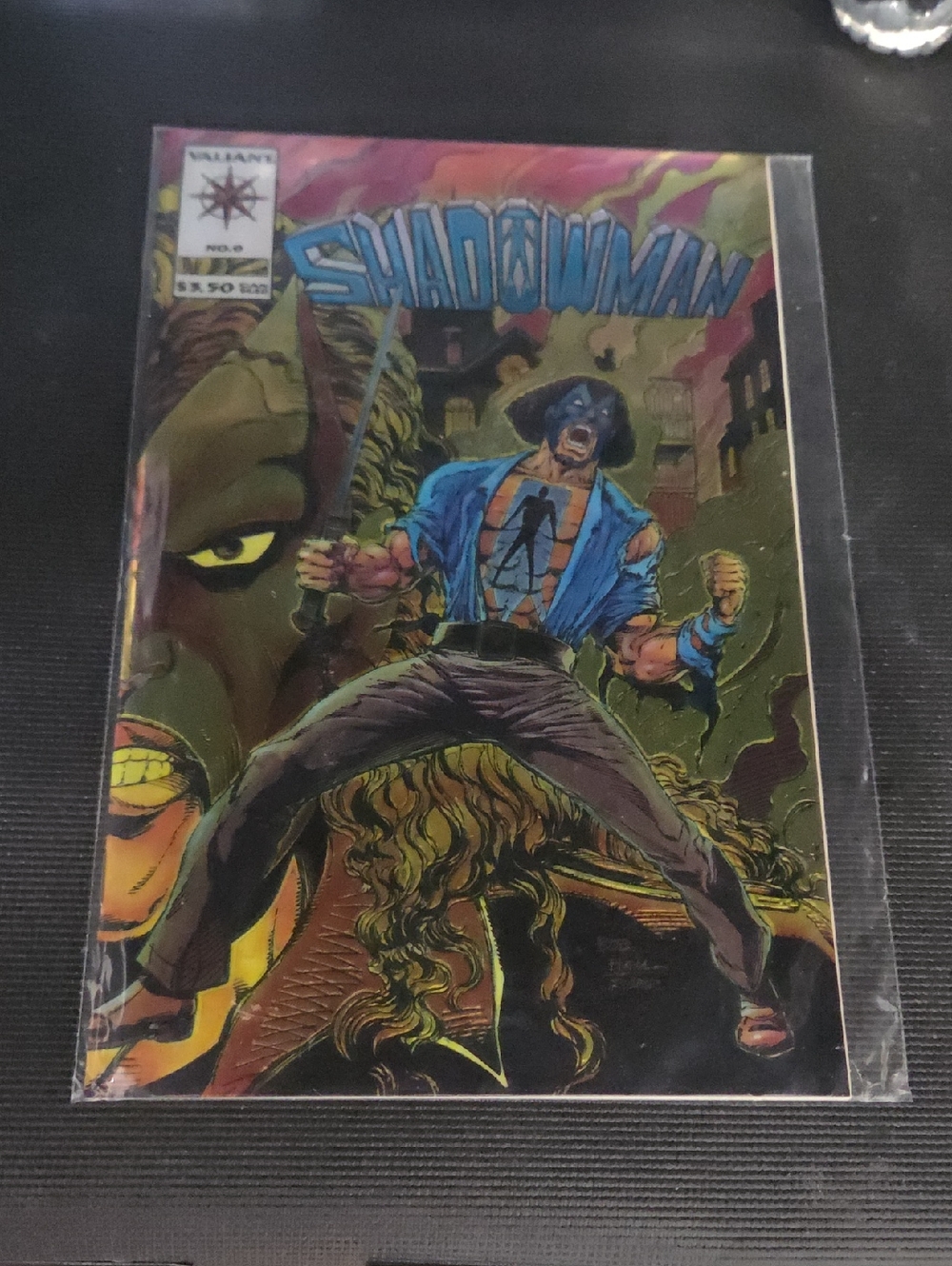Shadowman #0 Wraparound Chromium Bob Hall Valiant comic 1st Print 1994 Mint